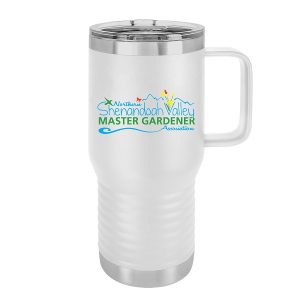 White 20oz. Travel Mug
